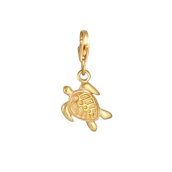 Nenalina 0408852020 Tortoise Carabiner Charm Pendant for Charm Bracelet 925