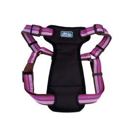 Coastal Pet K9 Explorer Reflective Adjustable Padded Dog Harness - Plush Chest Pad for Comfort - No-Pull Dog Harness for Small and Large Dogs - Orchid - 5/8" x 12"-18"