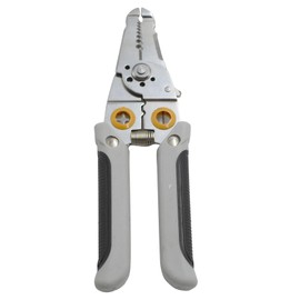 16 In 1 Wire Stripper, 7.5 Inch High Carbon Steel Multi Function Wire Stripping Tool for Electrical Wire Cutter and Wire Crimper (silver, 16 in 1)