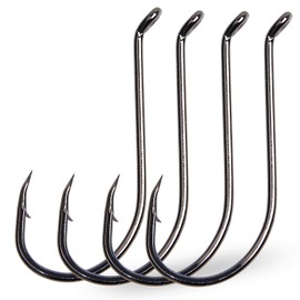 SILANON Fishing Hooks Octopus Hook Set - 120pcs Circle Hooks Sharp High-Carbon Steel Hooks Kit Saltwater Freshwater Fishing Jig Hook Fishhooks Tackle
