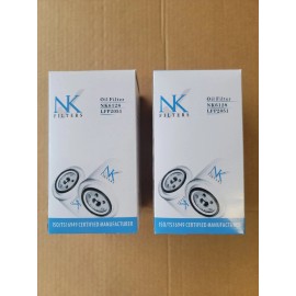 NK Filters 2x Oil Filter LFP2051 For 2025, 2024, 2023 Ford F350 Super Duty 6.7L 8Cyl Diesel