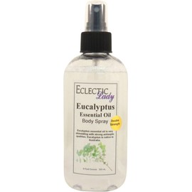 Eucalyptus Essential Oil Body Spray (Double Strength), 8 ounces