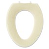 OKA Daisy Marche O-Shaped Toilet Seat Cover, Beige, Antibacterial, Odor