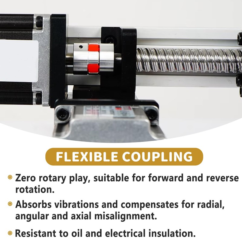 Shaft Coupling 6 mm to 6 mm Waves Flexible Coupler