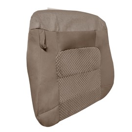 Zieichy Driver Side Bottom Replacement Cloth Seat Cover Med Parchment Tan Compatible with Ford F150 XLT 2001 2002 2003
