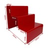 Clear, Black and Red X-Large Acrylic 3 Step Counter Display