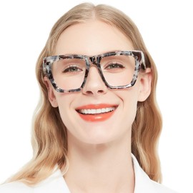 OCCI CHIARI XL Reading Glasses Women Large head Comfortable Readers 1.0 1.25 1.5 1.75 2.0 2.25 2.5 2.75 3.0 3.5 4.0 5.0 6.0(1.75x Blue)