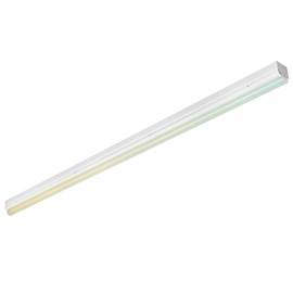 Sunlite 85551 4-Foot LED Linear Strip Light Fixture, 20 Watts, 2300 Lumens, Selectable 3 CCT 3000K-5000K, Dimmable, 50,000 Hour Life Span, 83 CRI, Surface Mount, Steel Body, ETL & DLC Listed