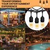 Banord Outdoor String Lights, 48FT Waterproof Patio Lights with 2W