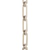 RCH Hardware CH-01-PN Brass Chandelier Chain, Polished Nickel (1 Foot)