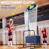Volleyball Setter Training Net，Height & Angle Adjustable Volley Ball Training