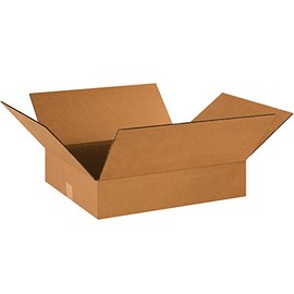 PARTNERS BRAND 18 x 16 x 4 Corrugated Cardboard Boxes, Flat 18"L x 16"W x 4"H, Pack of 25 | Shipping, Packaging, Moving, Storage Box for Home or Business, Strong Wholesale Bulk Boxes