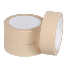 3 Rolls Neutral Washi Tape, Washi Tape Solid Color Bulk Light Brown Pastel Tapes Decorative Craft Masking Tapes for Home, Office, Journaling, Scrapbooking, Planners, Books & DIY Arts Crafts