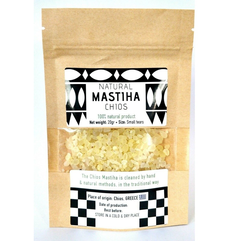 Chios Mastiha Tears Gum griego 100 % natural Mastic Packs
