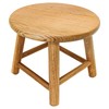 CONSDAN Kids Stool, Milking Stool, USA Grown Oak, Plant Stand,