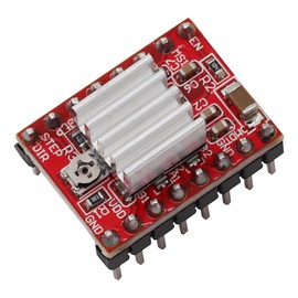 Heevhas 2pcs A4988 Stepper Motor Driver Module Driver Board with Mini Heatsink Stepper Motor Drive Board for 3D Printer