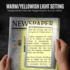 MagniPros 5X [Rechargeable] Large Ultra Bright LED Page Magnifier with