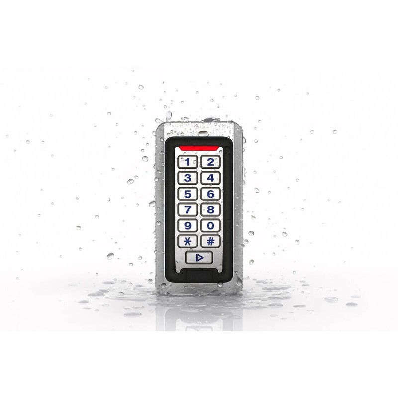 Door Access Control Keypad, Stainless Steel Outdoor IP68 Waterproof, 2000