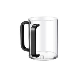 Judaica Hand Washing Cup with Dual Handles,5" Acrylic Washing Cup for Netilat Yadayim,Acrylic Clear Wash Cup for Jewish Ritual