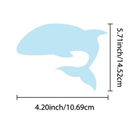 80 pcs Colored Shark Shape Cutouts, UNIIDECO Bulletin Board Decorations Cardboard Cut Outs, Classroom Decor Kid Teachers DIY Crafts Projects Supplies, Cardstock Party Decoration for Wall