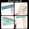 NASHRIO Daily Planner Notepad, A5 Size To Do List Notepad,
