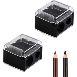 Makeup Sharpener Anspitzer Kosmetikspitzer Spitzer für Kajalstifte Universal Anspitzer für Augenbrauenstift Lippenkonturenstift, Eyeliner, Präzisionsklingen, Handlich für Unterwegs Tragbar