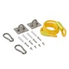 Huoyanshe-48" Mobile Gas Hose Safety Connector Kit with 2 Elbows,