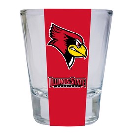 R and R Imports Illinois State Redbirds Round Shot Glass