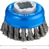 Bosch Professional 1 x Braided Cup Brush Heavy (for Metal,