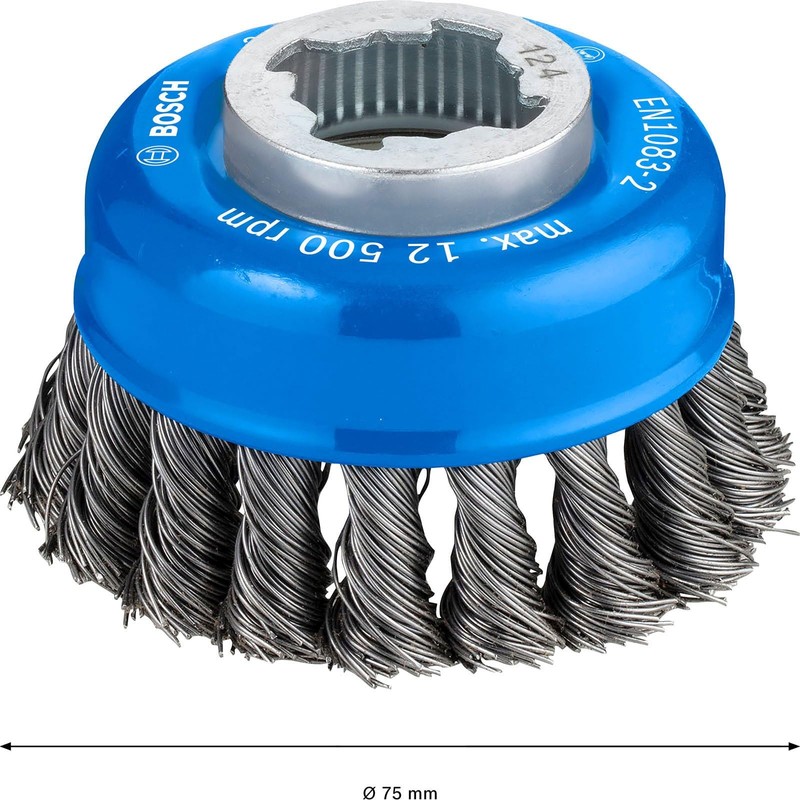 Bosch Professional 1 x Braided Cup Brush Heavy (for Metal,