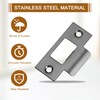sourcing map 4Pcs Door Strike Plate, 70mm x 40.3mm Stainless