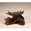 Sea Otter Mother and Pup Sculpture byJohn Perry 5in Long