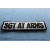 SGT at Arms Patch, Motorcycle Club Patches for Bikers