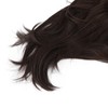 Women Synthetic Wig Long Straight Black Wigs Elastic Hair Wig