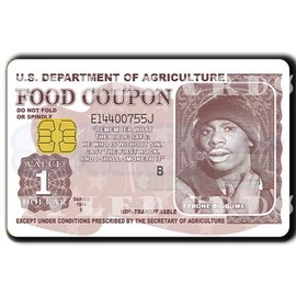 Funny Tyrone Biggums Debit Card Sticker,New Funny Debit Card Stickers, Credit Card Stickers, Card Skin Cover Waterproof&Scratchproof - Color: Food and Beverage