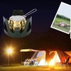 Mini Alcohol Stove Brass Aluminum Alloy Safe Windproof Portable Widely