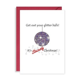 Strictly Come Dancing Christmas Card - Get Out Your Glitter Balls!