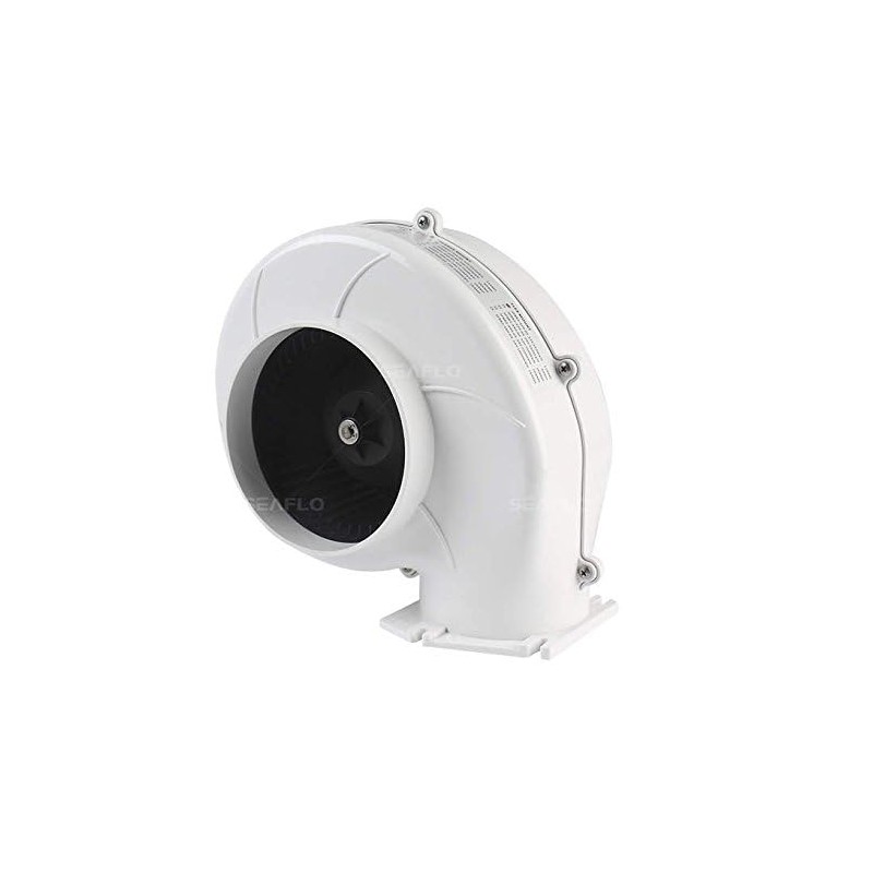 SEAFLO Flange Mount Bilge Air Blower 320CFM Boat Ventilation Marine