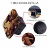 Beabes Soft Rubber ocean animal Octopus Square trailer Hitch Cover