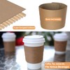 550 Pack Kraft Coffee Sleeves For 10 - 20 oz.