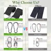 Werfeito Tree Swing Straps Hanging Kit (Set of 2), 3FT/8FT/10FT/20FT/30FT