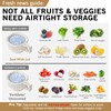 Fruit Vegetable Washing Bowl with Strainer, Berry Lettuce Keeper for