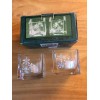 Tee Time CRYSTAL SNOWFLAKE VOTIVE TEA LIGHT Candle Holder Set