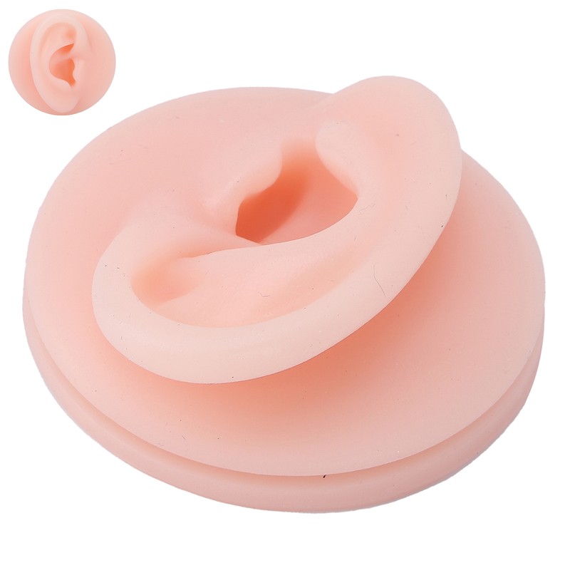 Professional Soft Silicone Ear Model Fake Ear Display Sample Ear