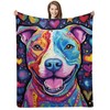 ALIFAFA Pit-Bull Blanket, Pit-Bull Gifts for Women/Men/Pit-Bull Lovers, Pit-Bull Lovers