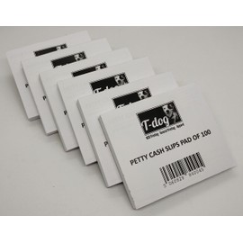 6 x Petty Cash Voucher Pads of 100