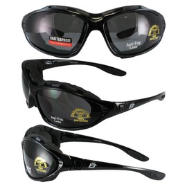 Birdz Eyewear Extreme Sports Motorcycle Glasses Goggles New Uni-head Padded Fits Small, Medium and Large Heads!!