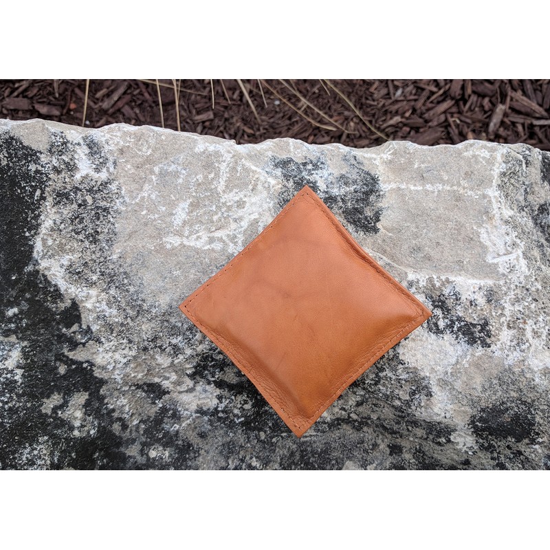 Ashlin® Paperweight - 100% Italian Tuscany Leather British Tan [PAPERWT01-18-08]