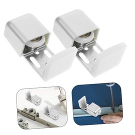 IWOWHERO 2 Piezas Soporte Guía De Puerta Guía De Puerta Automática Guía De Puerta De Granero Guía De Piso Puerta Automática Guía Inferior Puerta Corredera Guía De Puerta Corredera Piezas