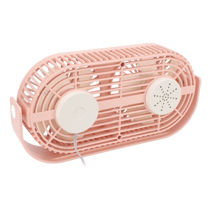Double Fan USB Charging Fast Heat Dissipation 360° Rotation Double